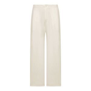 Transit Men Wide-Leg Linen Blend Trousers